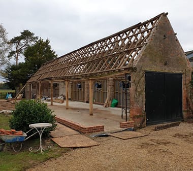 Barn Conversion into Garage